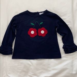 Florence Eiseman navy long sleeve shirt 4T
